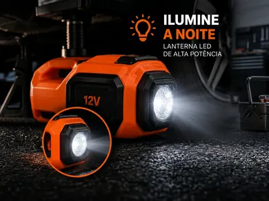 Lanterna LED integrada de alta potência do kit